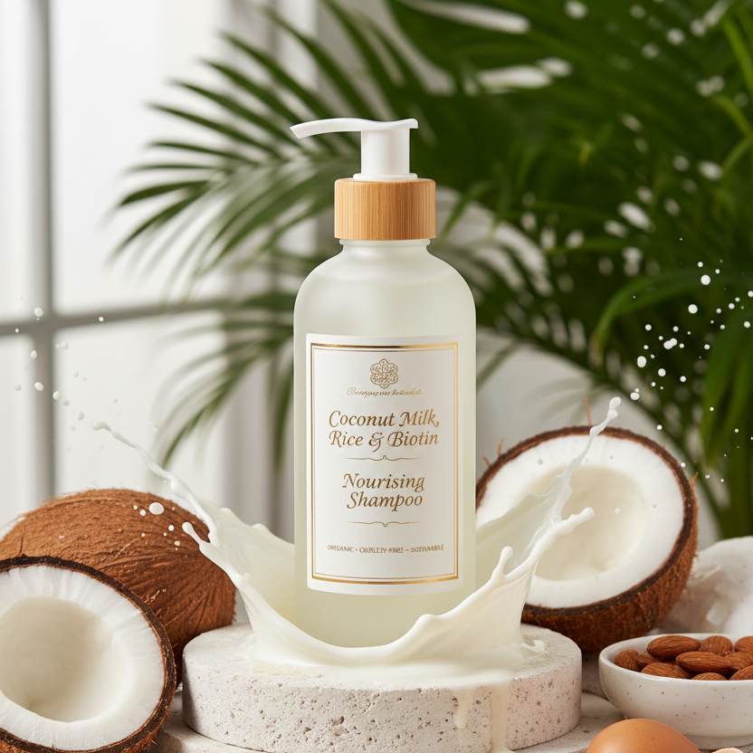 Nourishing Coconut milk & Rice+B7 Shampoo (Upcoming Arrival)